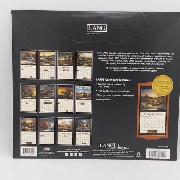 Terry Redlin 2024 Calendar - Lang by Design - Picture 2 of 3